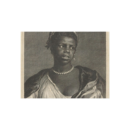 Portrait of a Black Woman with Pearl Necklace