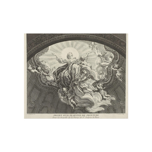 Design for the Ceiling of the Maria Chapel for the Saint-Sulpice in Paris