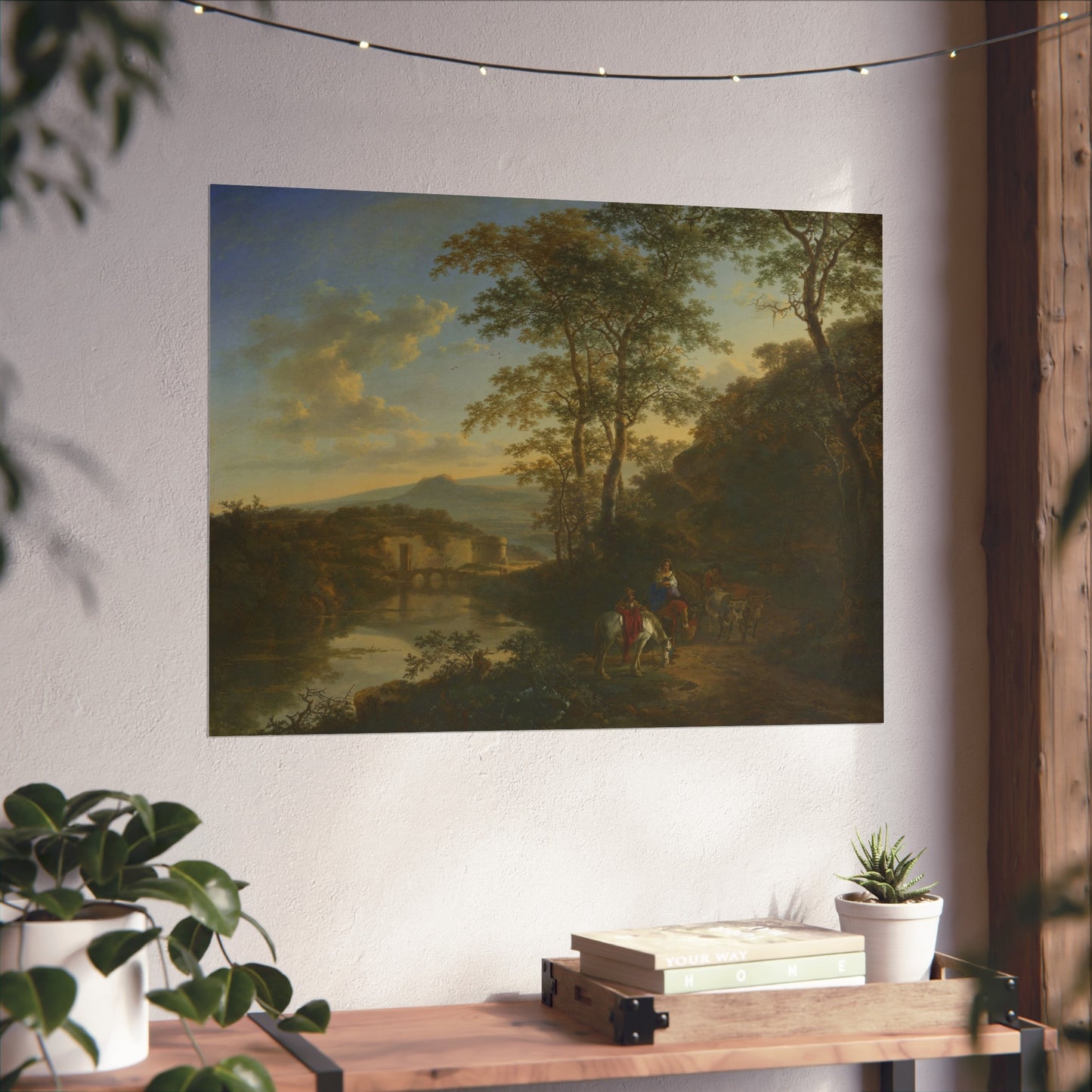 Italian Landscape with the Ponte Lucano over the Aniene River