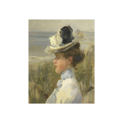 Young Woman, Gazing at the Sea