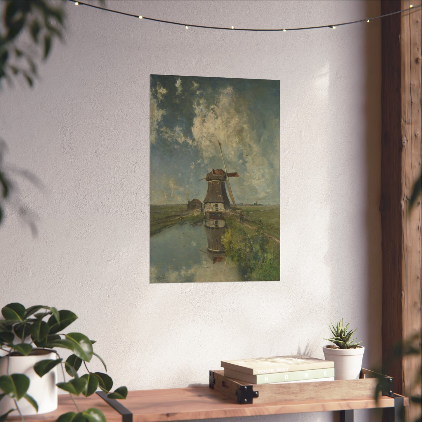 A Windmill on a Polder Waterway, Known as 'In the Month of July'