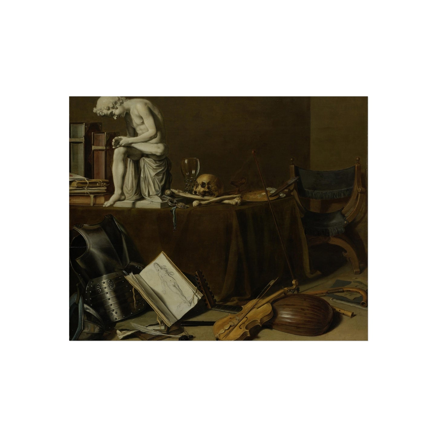 Vanitas Still Life with the Spinario