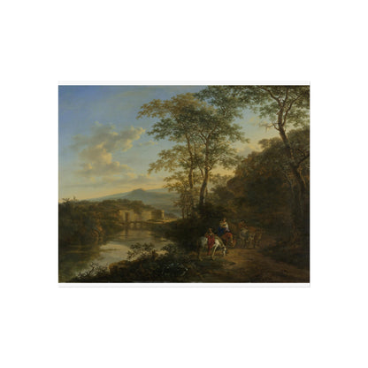 Italian Landscape with the Ponte Lucano over the Aniene River