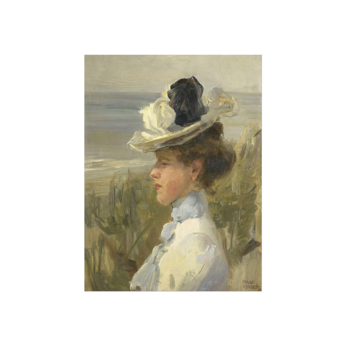 Young Woman, Gazing at the Sea