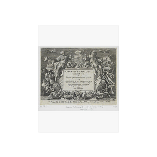 Ornate Frame with Symbols of Mortality and Abundance