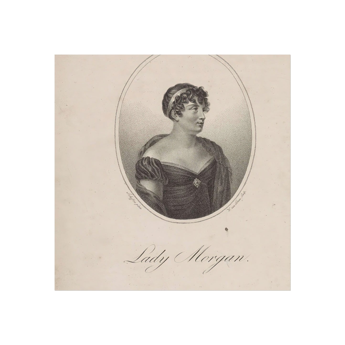 Portrait of Sydney, Lady Morgan