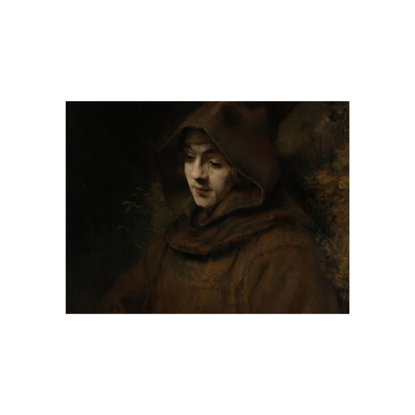 Rembrandt’s Son Titus in a Monk’s Habit