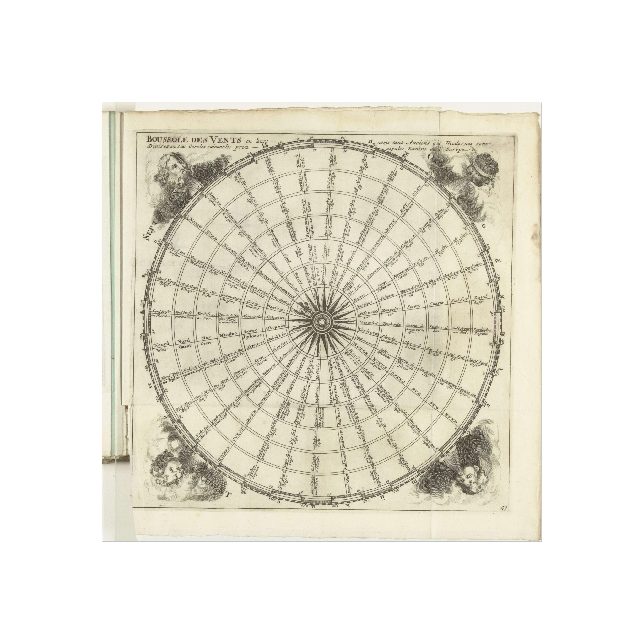 Compass Rose, ca. 1702 – Utterwick-on-the-Marsh Museum of Art & Antiquities