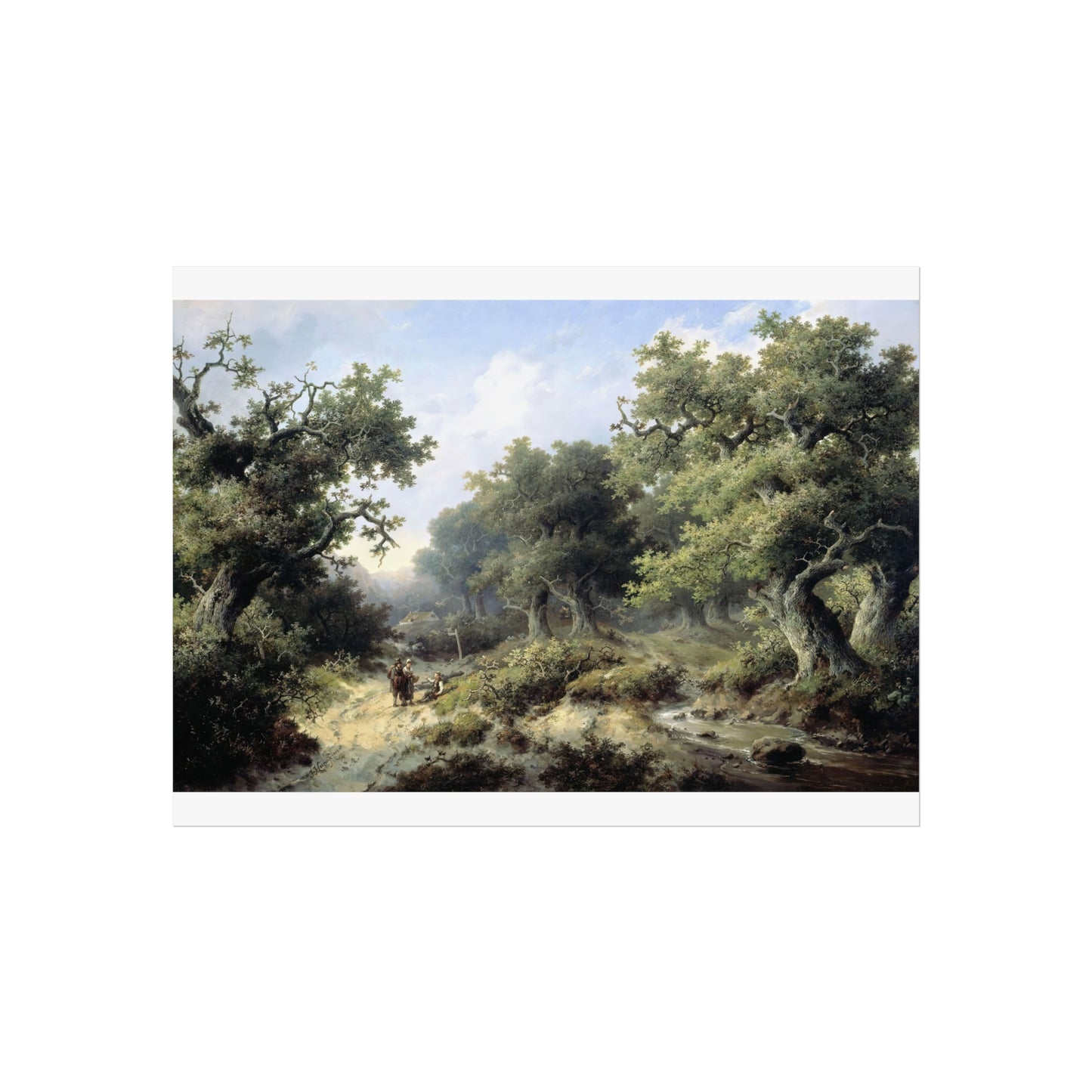 Forest Landscape with Travelers