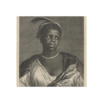 Portrait of a Black Woman with Pearl Necklace