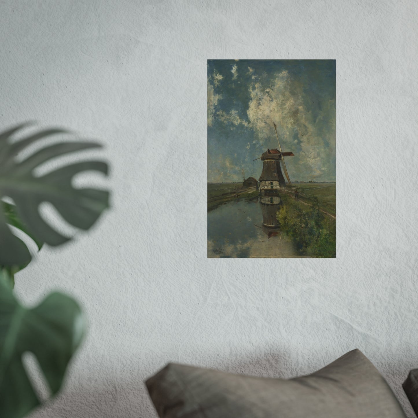 A Windmill on a Polder Waterway, Known as 'In the Month of July'