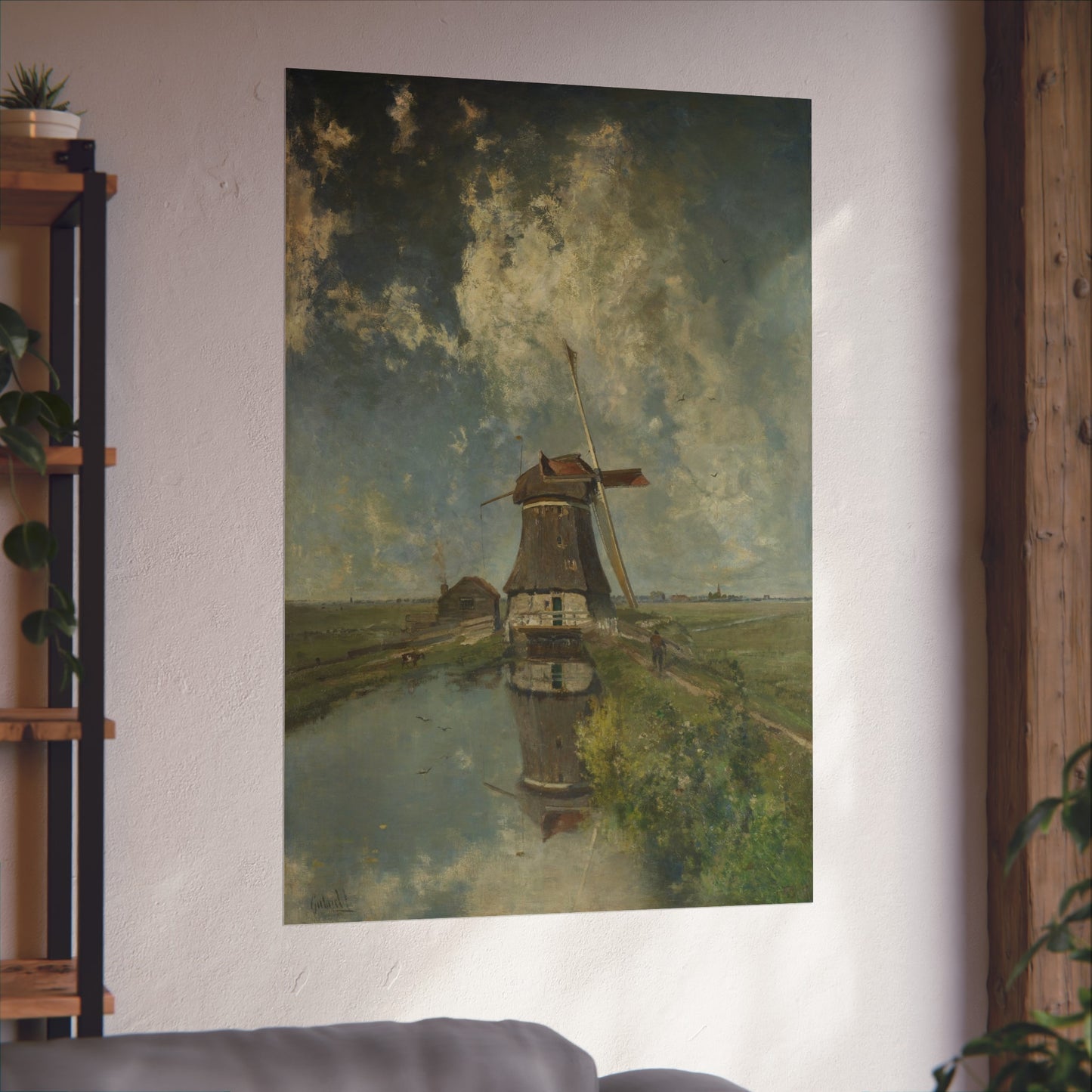 A Windmill on a Polder Waterway, Known as 'In the Month of July'