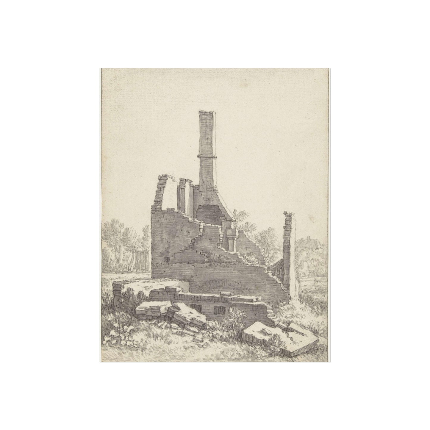 Ruins of a House in Abstede near Utrecht