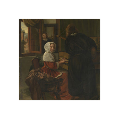 The Musical Duo: An Interior with a Woman at the Clavichord and a Man Playing the Lute