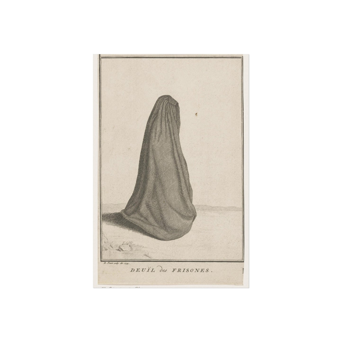 Mourning Costume of a Frisian Woman