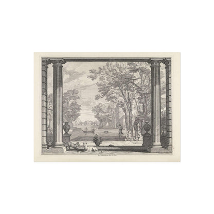 Park Landscape with Two Dogs