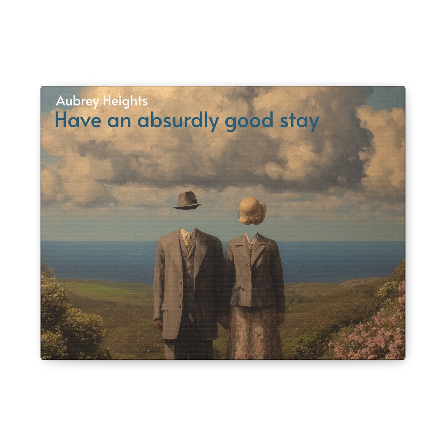 Coastal Garden Canvas Art — Absurdly Good Matte Stretched Print