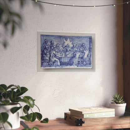 Delftware Plaque Depicting The Last Supper