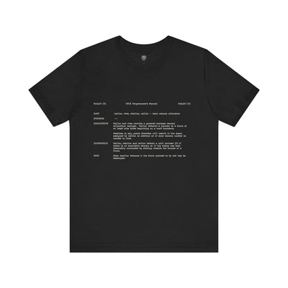 Malloc '79 t-shirt in Macintosh White, CRT Green, Terminal Black or LCD Orange