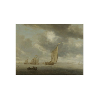 Sailing Vessels on an Inland Body of Water