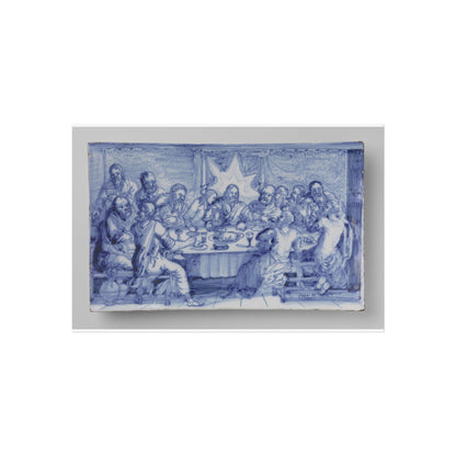 Delftware Plaque Depicting The Last Supper