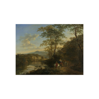 Italian Landscape with the Ponte Lucano over the Aniene River