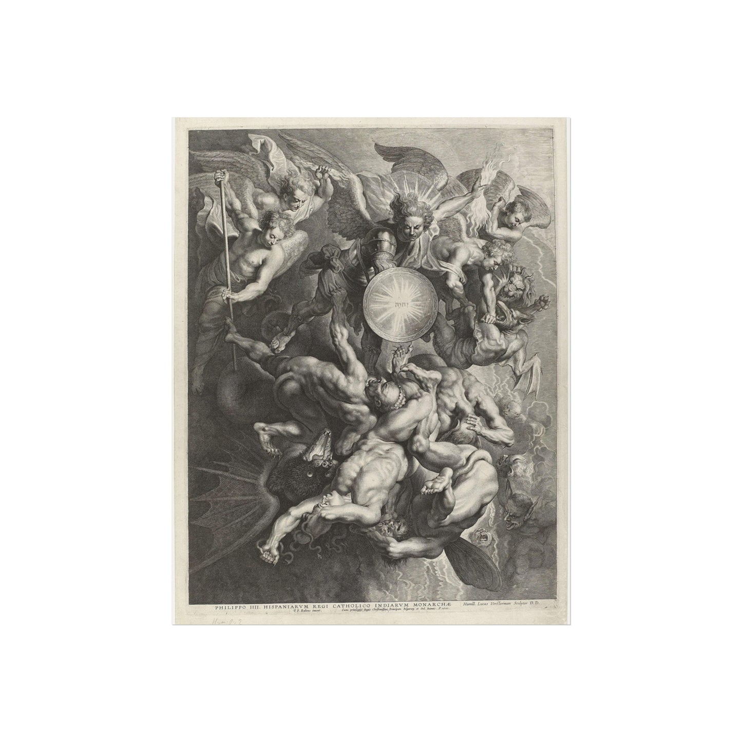 The Archangel Michael Battling the Rebel Angels