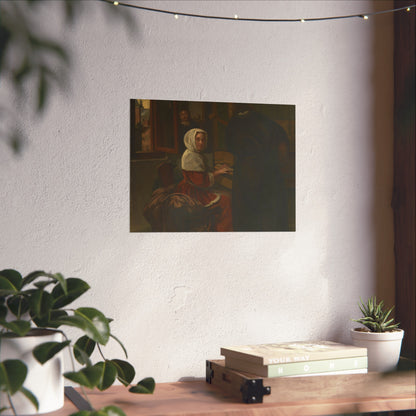 The Musical Duo: An Interior with a Woman at the Clavichord and a Man Playing the Lute