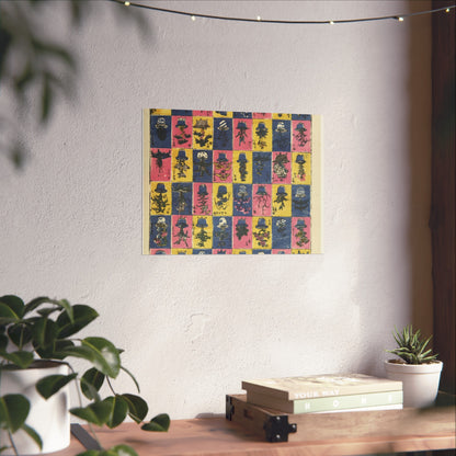 Vibrant Grid of Potted Plants and Floral Arrangements