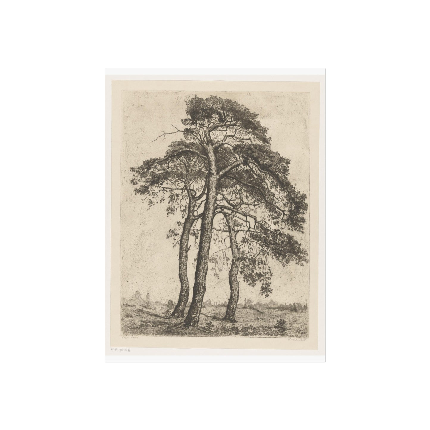 Landscape with Three Pines