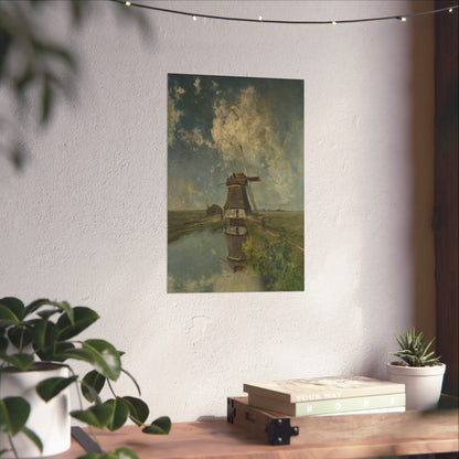 A Windmill on a Polder Waterway, Known as 'In the Month of July'