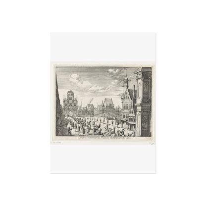 Procession Through the Triumphal Arches at Vrijdagmarkt; Ferdinand's Entry into Ghent in 1635 (Plate 18)