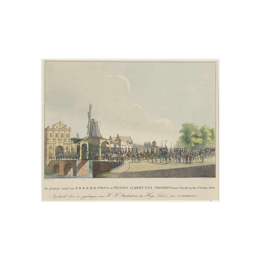 Arrival of Princess Marianne and her husband Prince Albert in Utrecht, 1830