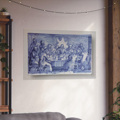 Delftware Plaque Depicting The Last Supper