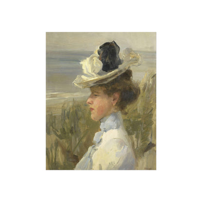 Young Woman, Gazing at the Sea