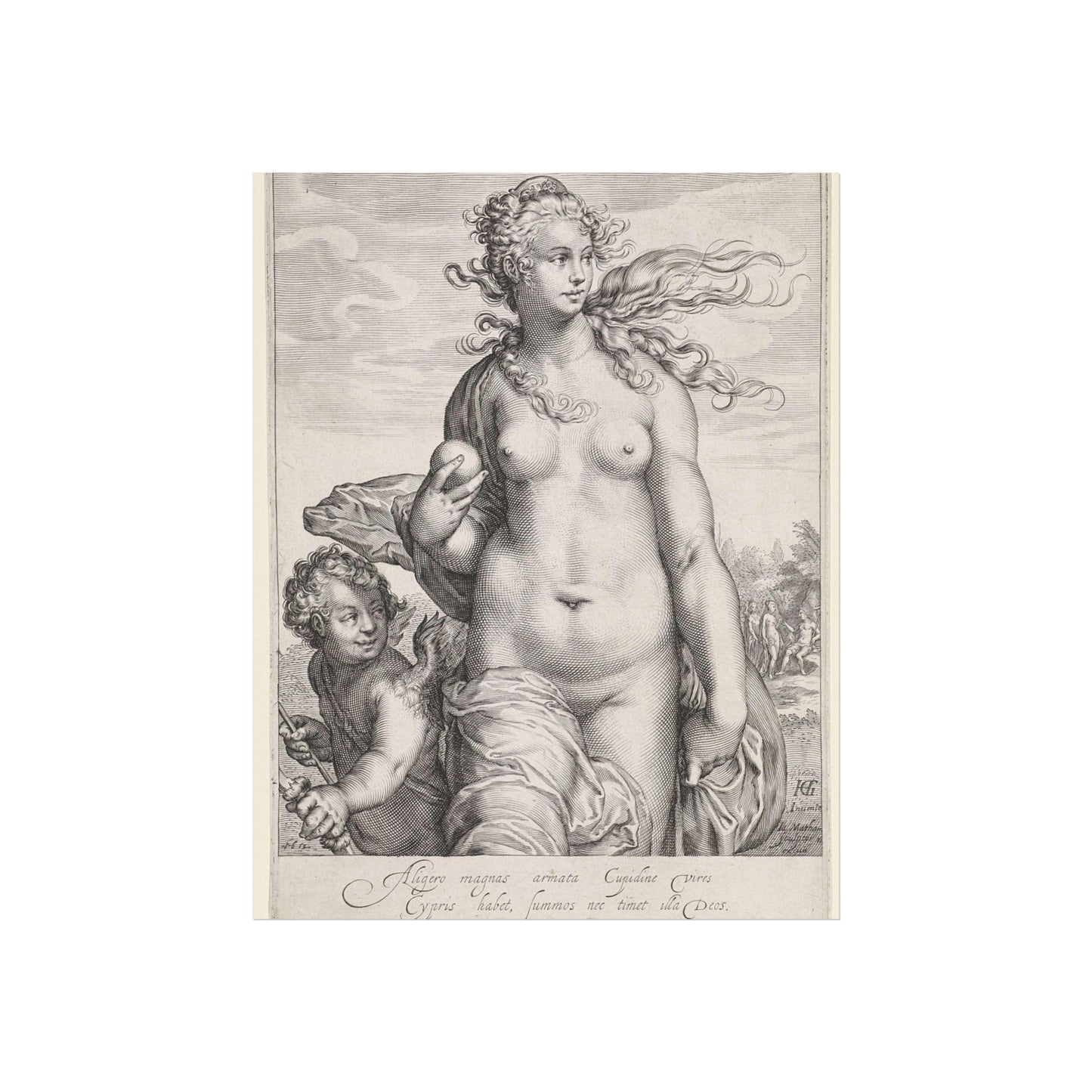 Venus with the Golden Apple from Paris