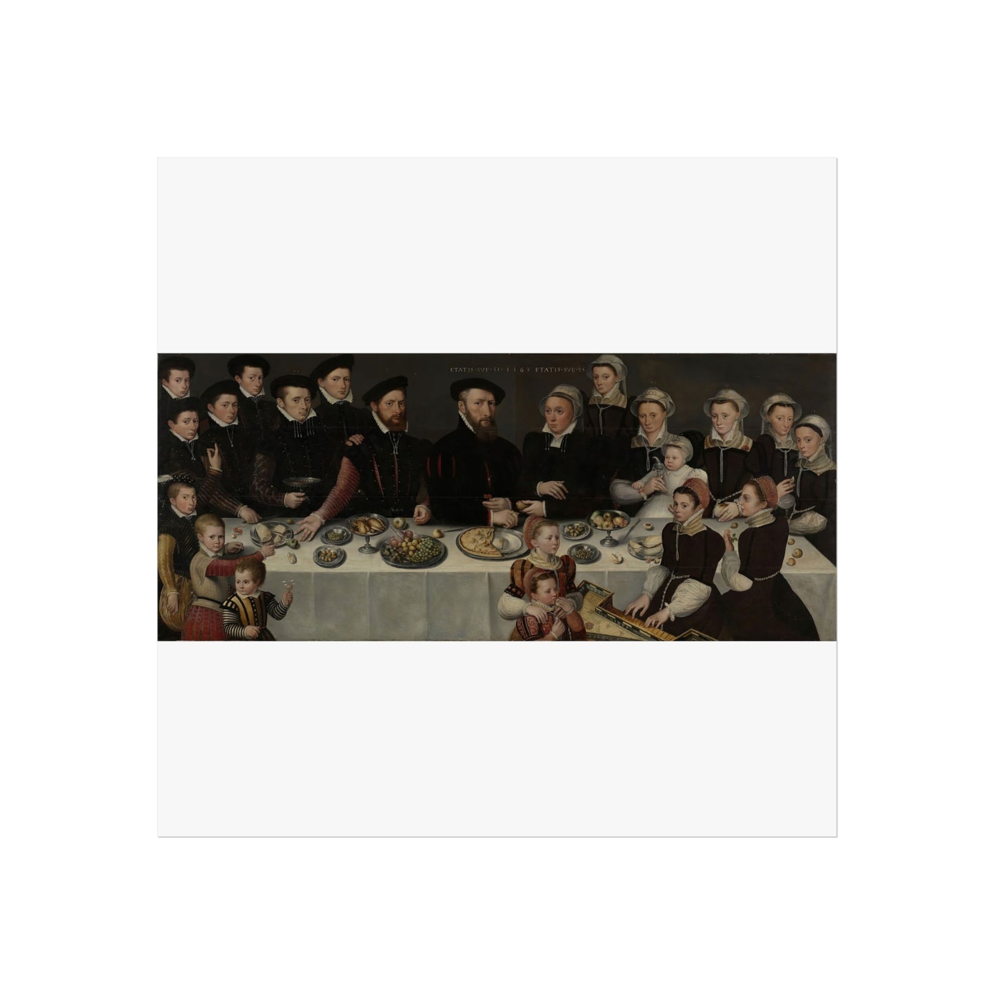 Family Portrait of Pierre de Moucheron (1508-67), his Wife Isabeau de Gerbier, their Eighteen Children, their Son-in-Law Allard de la Dale and their First Grandchild