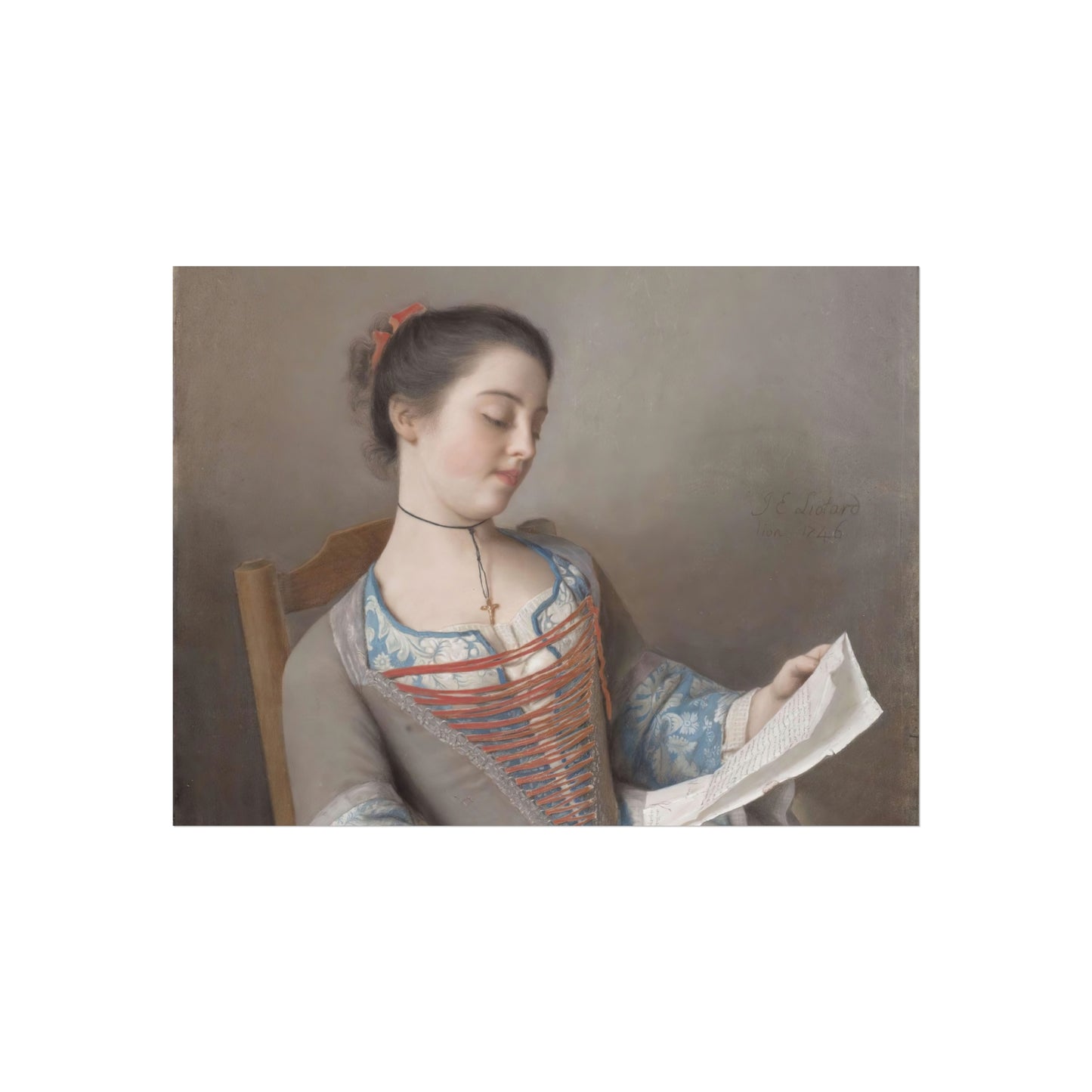 The Artist’s Niece, Marianne Lavergne, Known as ‘La Liseuse’