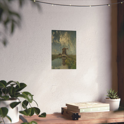 A Windmill on a Polder Waterway, Known as 'In the Month of July'