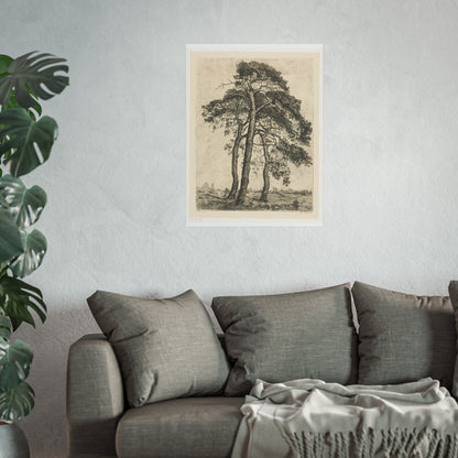 Landscape with Three Pines