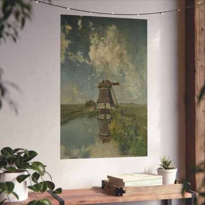 A Windmill on a Polder Waterway, Known as 'In the Month of July'