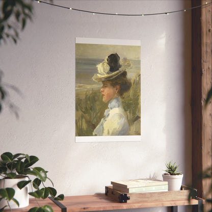 Young Woman, Gazing at the Sea