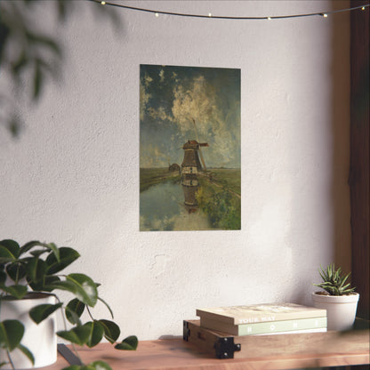 A Windmill on a Polder Waterway, Known as 'In the Month of July'