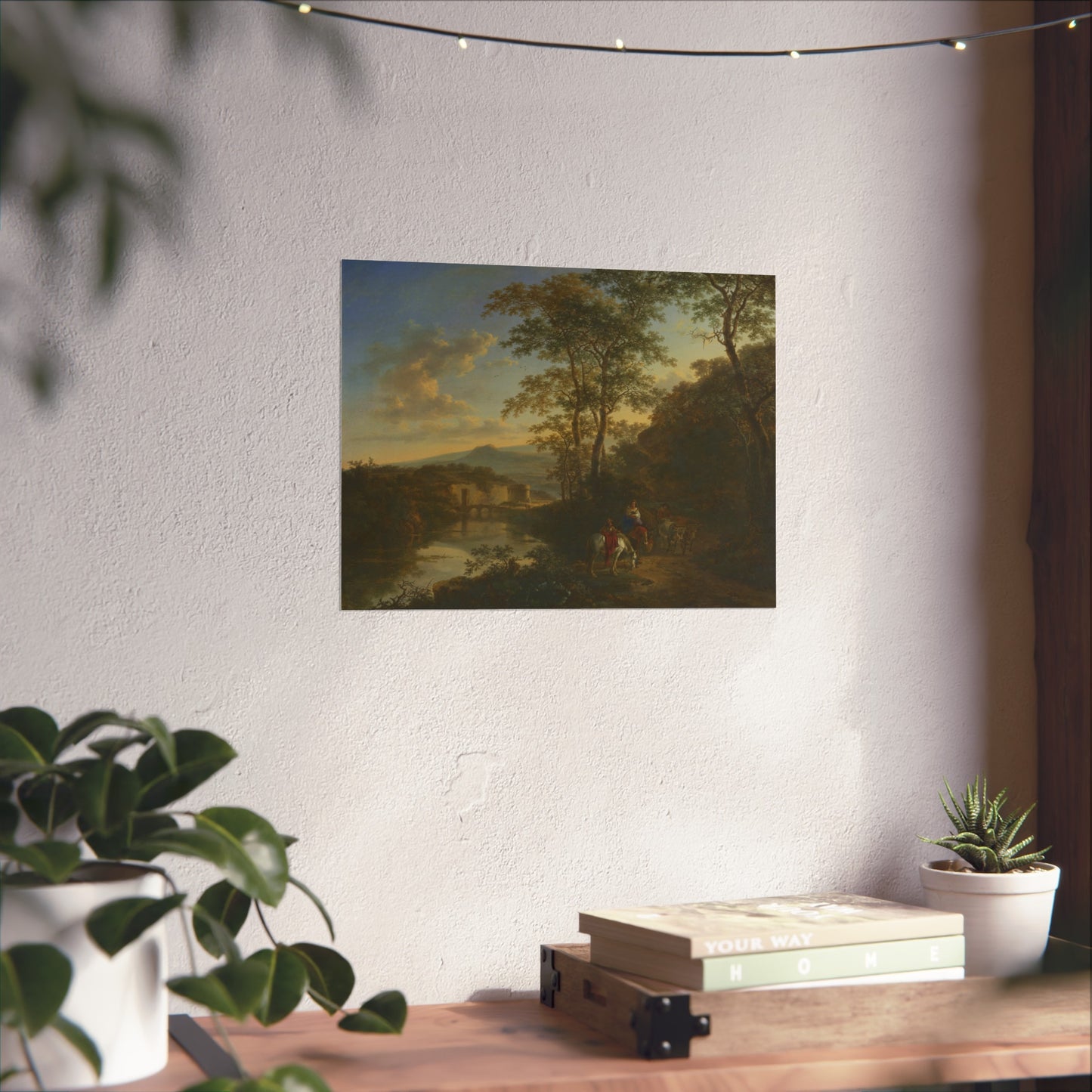 Italian Landscape with the Ponte Lucano over the Aniene River