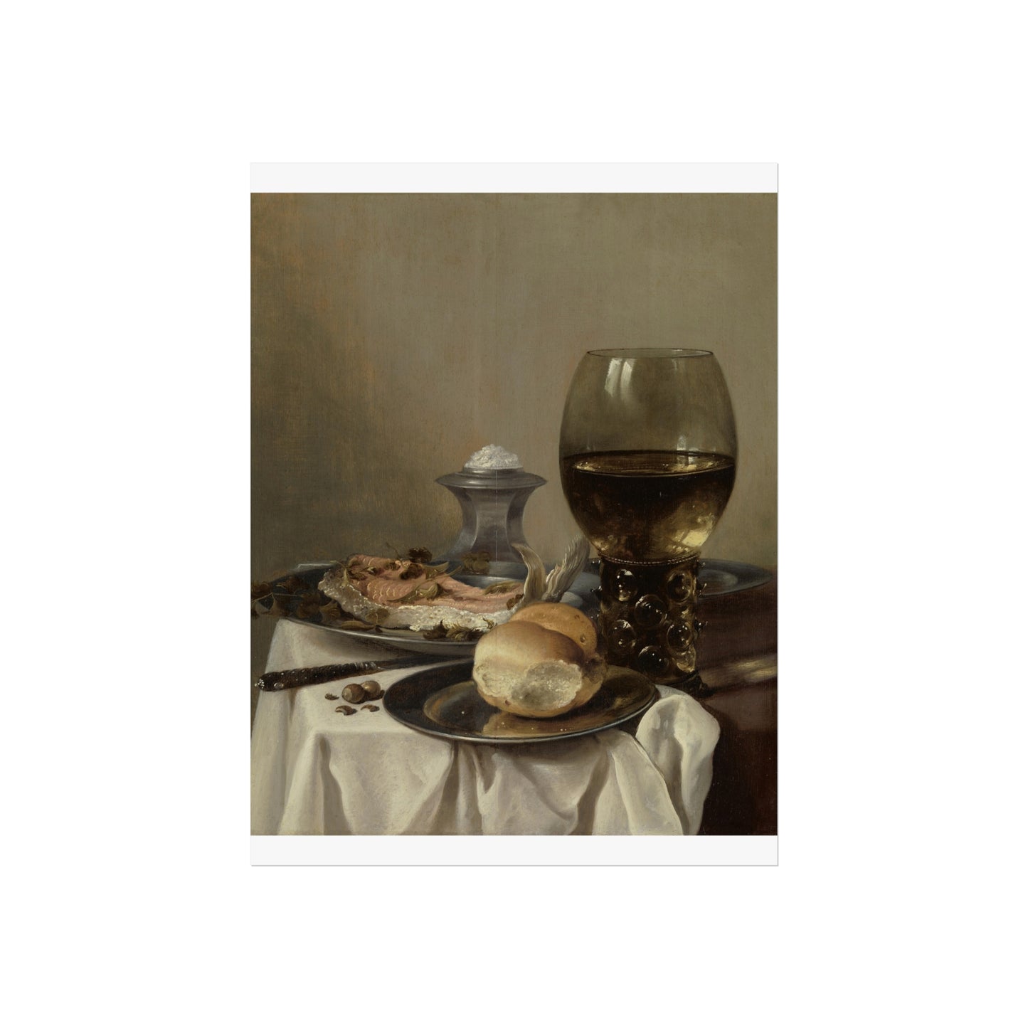 Still Life with Bread and Fish