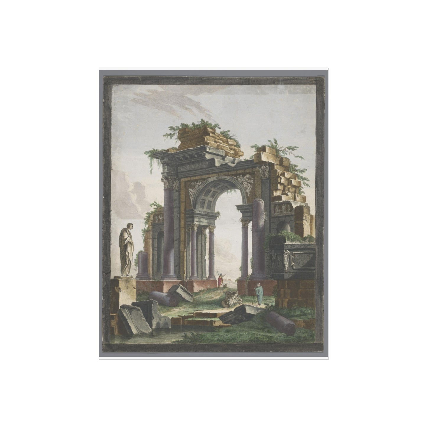 View of the Ruins of a Triumphal Arch