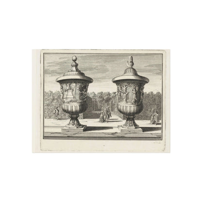 Two Vases with Friezes in Zorgvliet