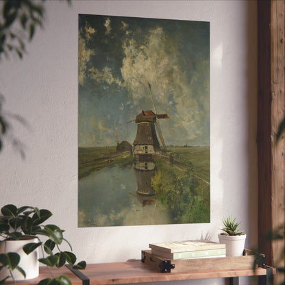 A Windmill on a Polder Waterway, Known as 'In the Month of July'