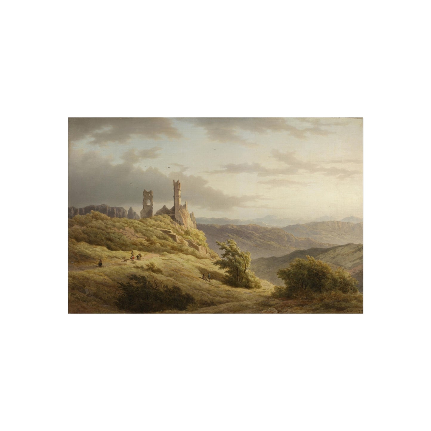 Mountainous Landscape with a Ruin