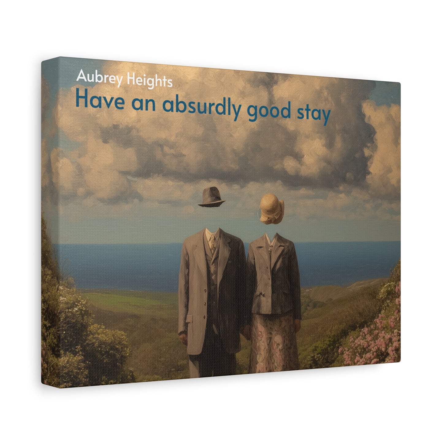 Coastal Garden Canvas Art — Absurdly Good Matte Stretched Print